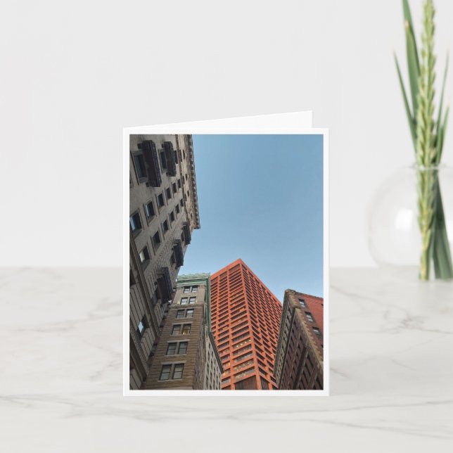 Massachusetts-Postkarte 5 Dankeskarte (Vorderseite)