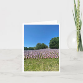 Massachusetts-Postkarte 7 Dankeskarte