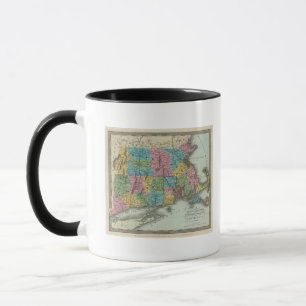 Massachusetts Rhode Island und Connecticut Tasse