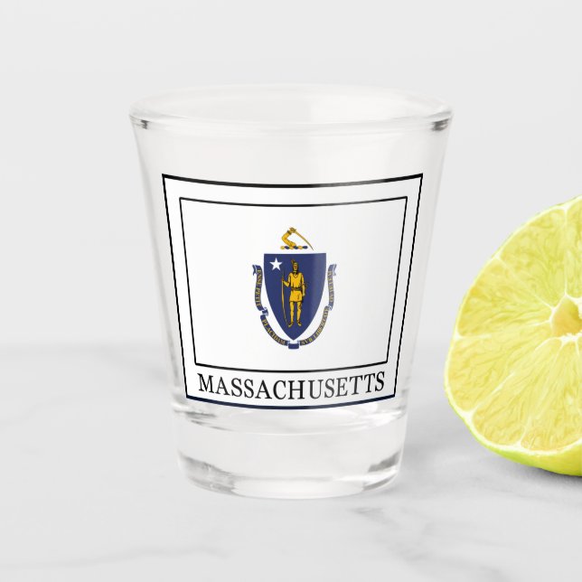 Massachusetts Schnapsglas (Vorderseite)