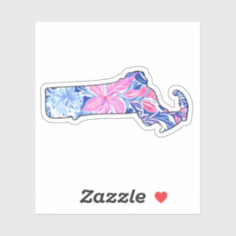 Massachusetts - Sommeraufkleber - Lilly Inspiriert Aufkleber