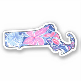 Massachusetts - Sommeraufkleber - Lilly Inspiriert Aufkleber