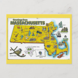 Massachusetts Staat Karte