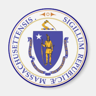 Massachusetts Staat Siegel Magnet