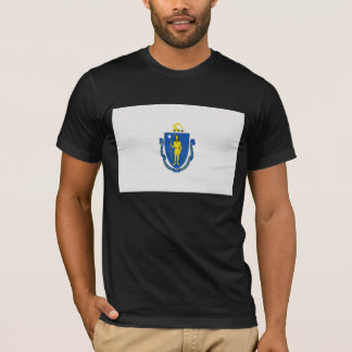 Massachusetts-Staats-Flagge T-Shirt