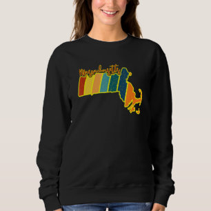Massachusetts Staatsstolz Sunset I Liebe Massachus Sweatshirt