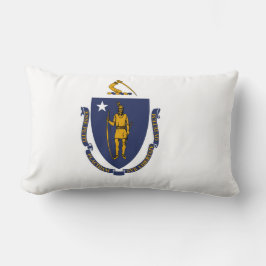 Massachusetts State Flag Print Patriotic Lendenkissen