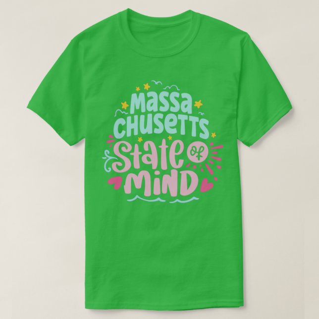 Massachusetts T-Shirt (Design vorne)