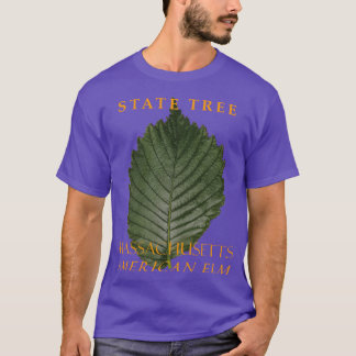 Massachusetts Territory Baum Die Amerikanische Ulm T-Shirt