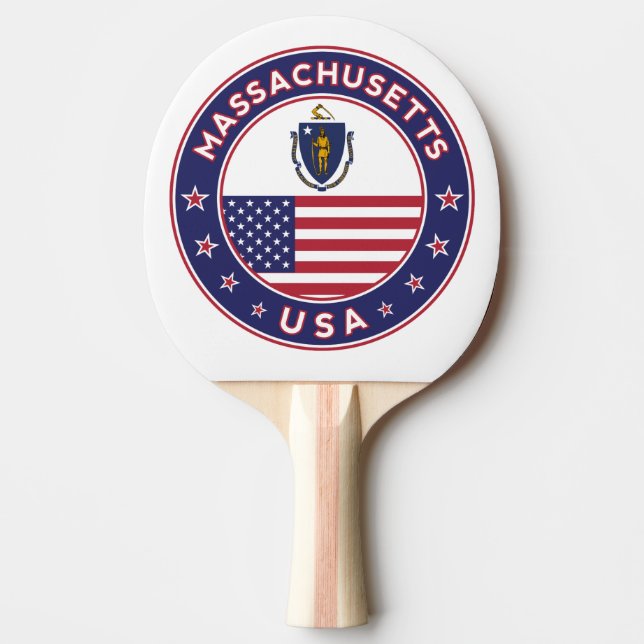 Massachusetts Tischtennis Schläger (Vorderseite)