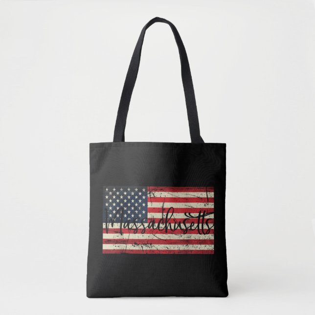 Massachusetts USA Tote Bag (Vorderseite)