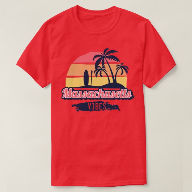 Massachusetts vibes1 T-Shirt (Design vorne)