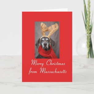Massachusetts Weihnachtskarte, Staat spezifisch Feiertagskarte