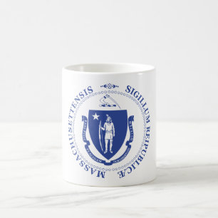 Massachusetts-Zeichen Kaffeetasse