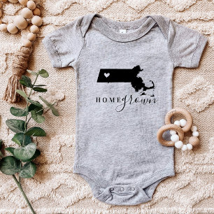 Massachusetts Zuhause Grown Staat T-Shirt Baby Strampler