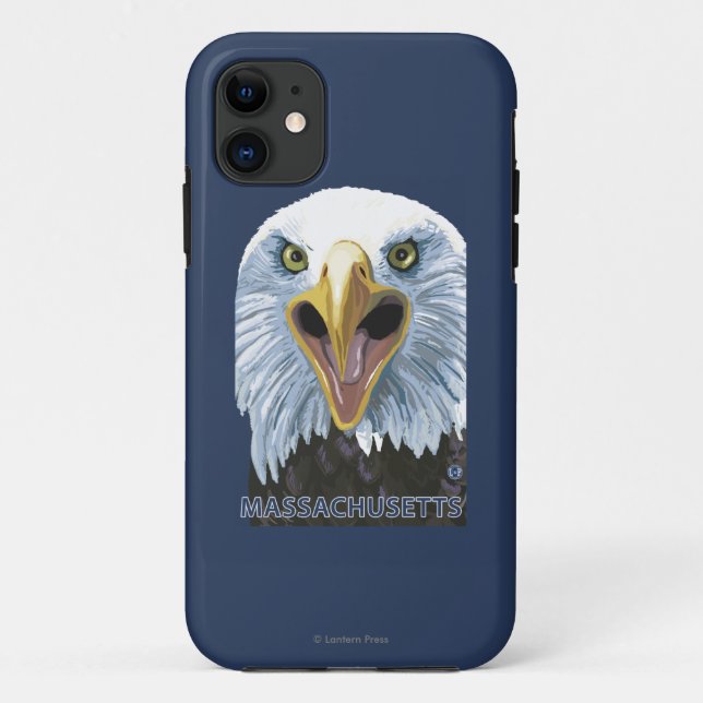 MassachusettsEagle herauf nahes Case-Mate iPhone Hülle (Rückseite)