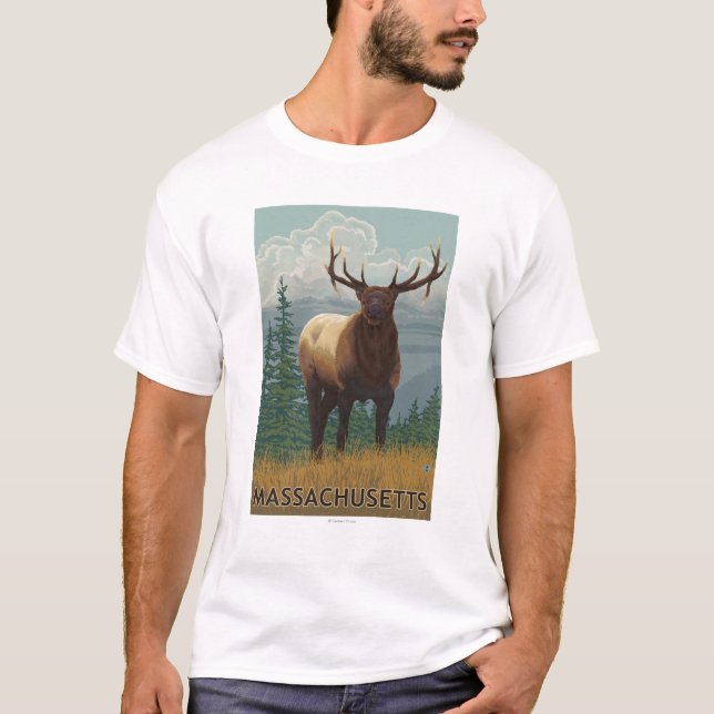MassachusettsElk Szene T-Shirt (Vorderseite)