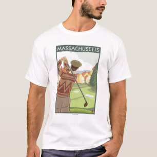MassachusettsGolfing Szene T-Shirt