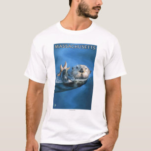 MassachusettsSea Otter-Szene T-Shirt
