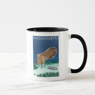 MassachusettsTintenfischszene Tasse