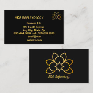 MASSAGE Alternative holistische REFLEXOLOGIE Visitenkarte