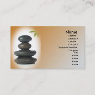 Massage/Entspannungskarte Visitenkarte