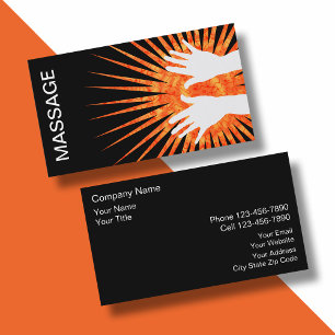 Massage-Geschäftskarten Visitenkarte
