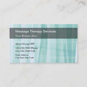 Massage-Geschäftskarten Visitenkarte