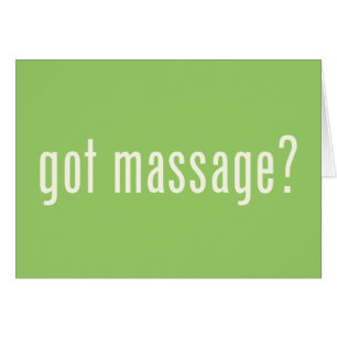 Massage got?