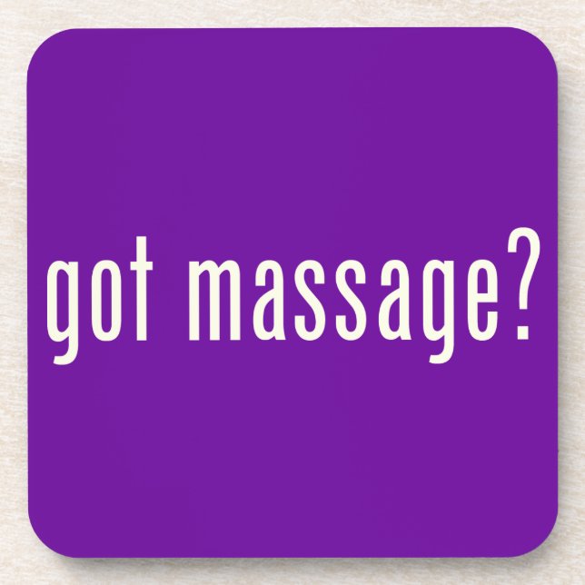 Massage got? untersetzer (Vorderseite)
