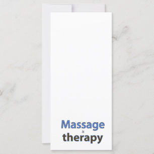 Massage ist Therapie