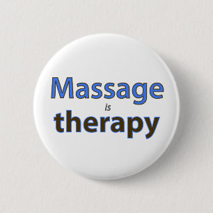 Massage ist Therapie Button