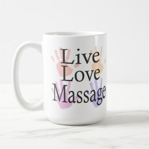 Massage Live Liebe Tasse Geschenk