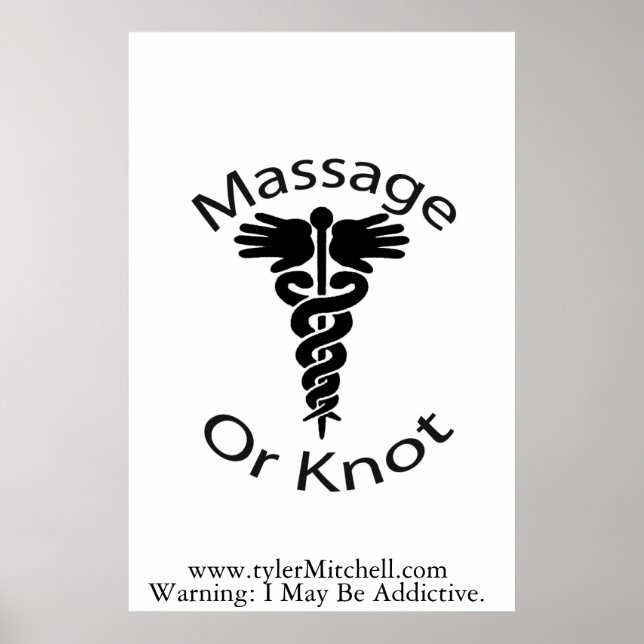 Massage oder Knot Poster (Vorne)