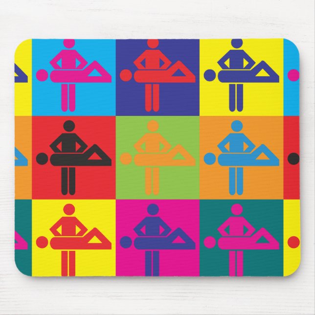 Massage-Pop-Kunst Mousepad (Vorne)