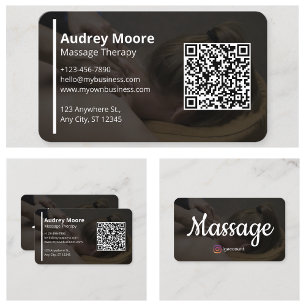 Massage Reiki Reflexzonenmassage Chiropraktik Ganz Visitenkarte