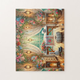 Massage-Retreat Bloom & Balance Spa-Gartenblick Puzzle