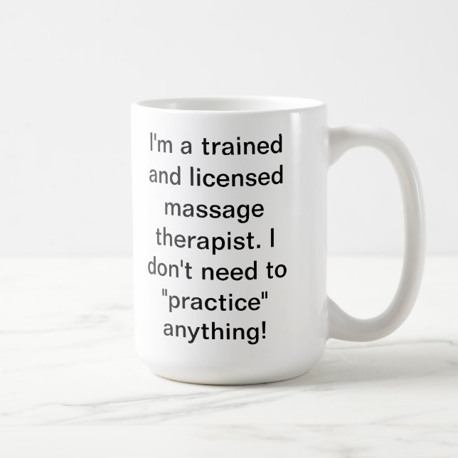 Massage-Spaß Tasse (Rechts)