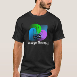 Massage-Therapeut-abstrakte Entwurfs-T - Shirts