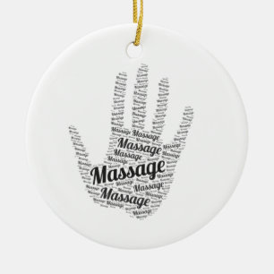 Massage-Therapeut-Geschenke Keramik Ornament