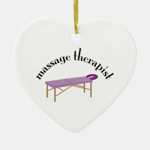 Massage-Therapeut Keramikornament