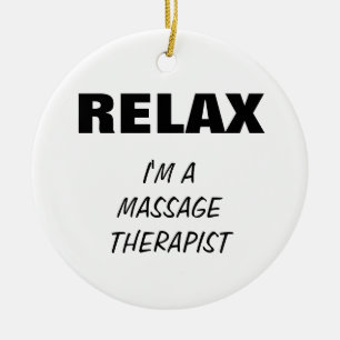 Massage-Therapeut (kundengerecht) Keramikornament