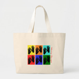 Massage-Therapeut-Pop-Kunst-Geschenke Jumbo Stoffbeutel