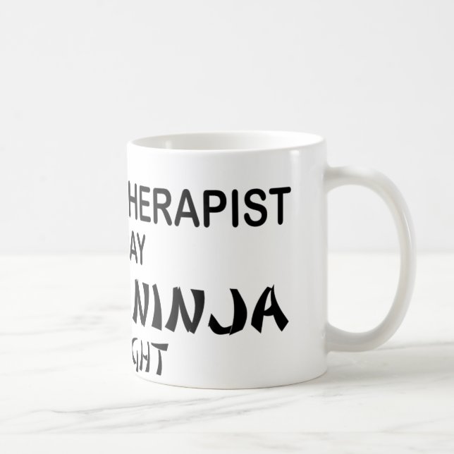 Massage-Therapeut tödliches Ninja bis zum Nacht Kaffeetasse (Rechts)