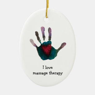 Massage-Therapeut-Verzierung Keramikornament