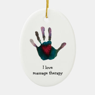 Massage-Therapeut-Verzierung Keramikornament