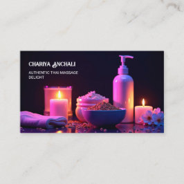 Massage Therapie Custom QR Visitenkarte