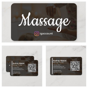 Massage-Therapie für Wellness-Profis Visitenkarte