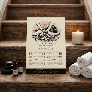Massage-Therapie Heilende Hände Energy Spa Preisli Flyer