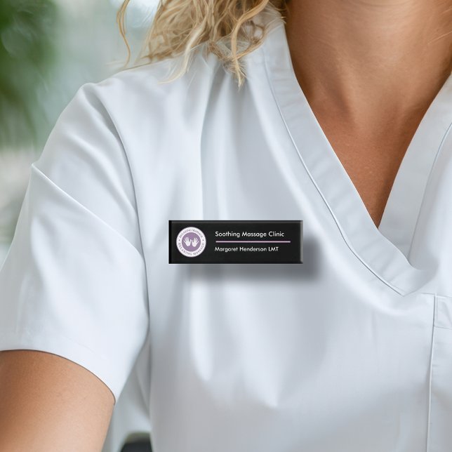 Massage-Therapie-Klinik Namenschild (Von Creator hochgeladen)